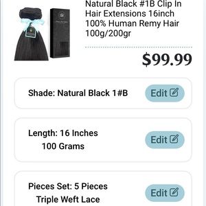 Zala 16 Inch Clip in Hair Extensions